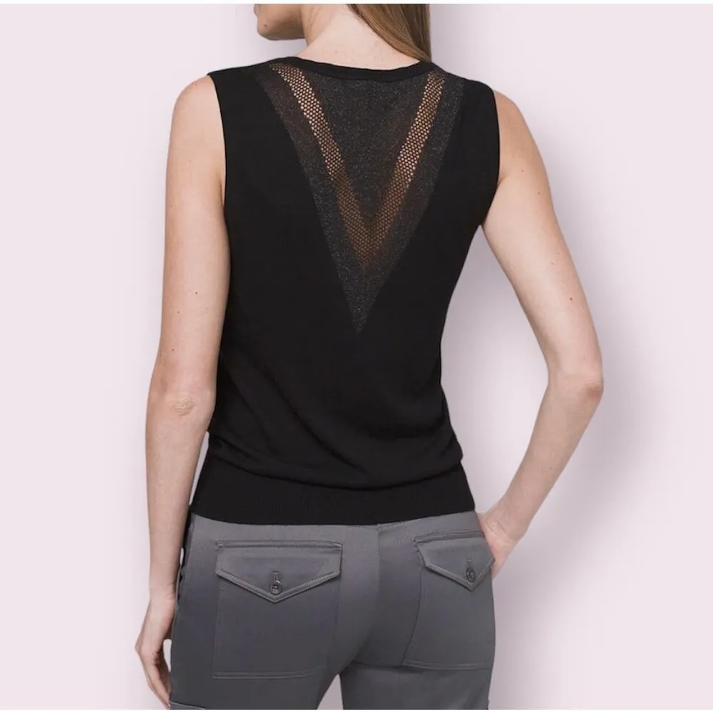Sheer-V Sweater Tank - Image 2