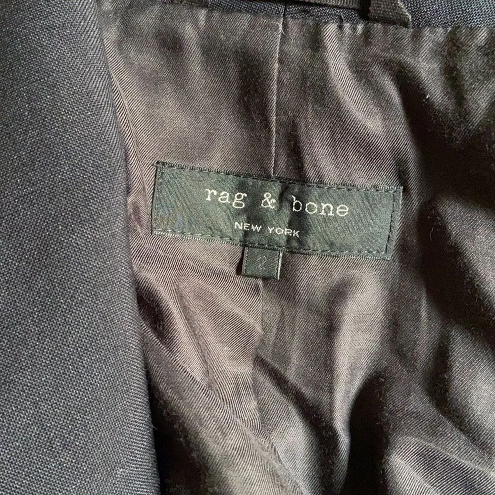 Rag and Bone  Lace Overlay Blazer - Image 10