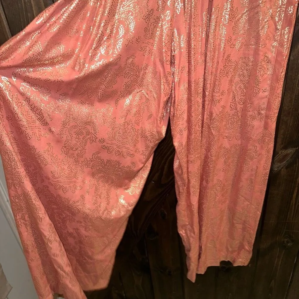 Anthropologie Akemi +Kin Sofia Metallic Jumpsuit - Image 5