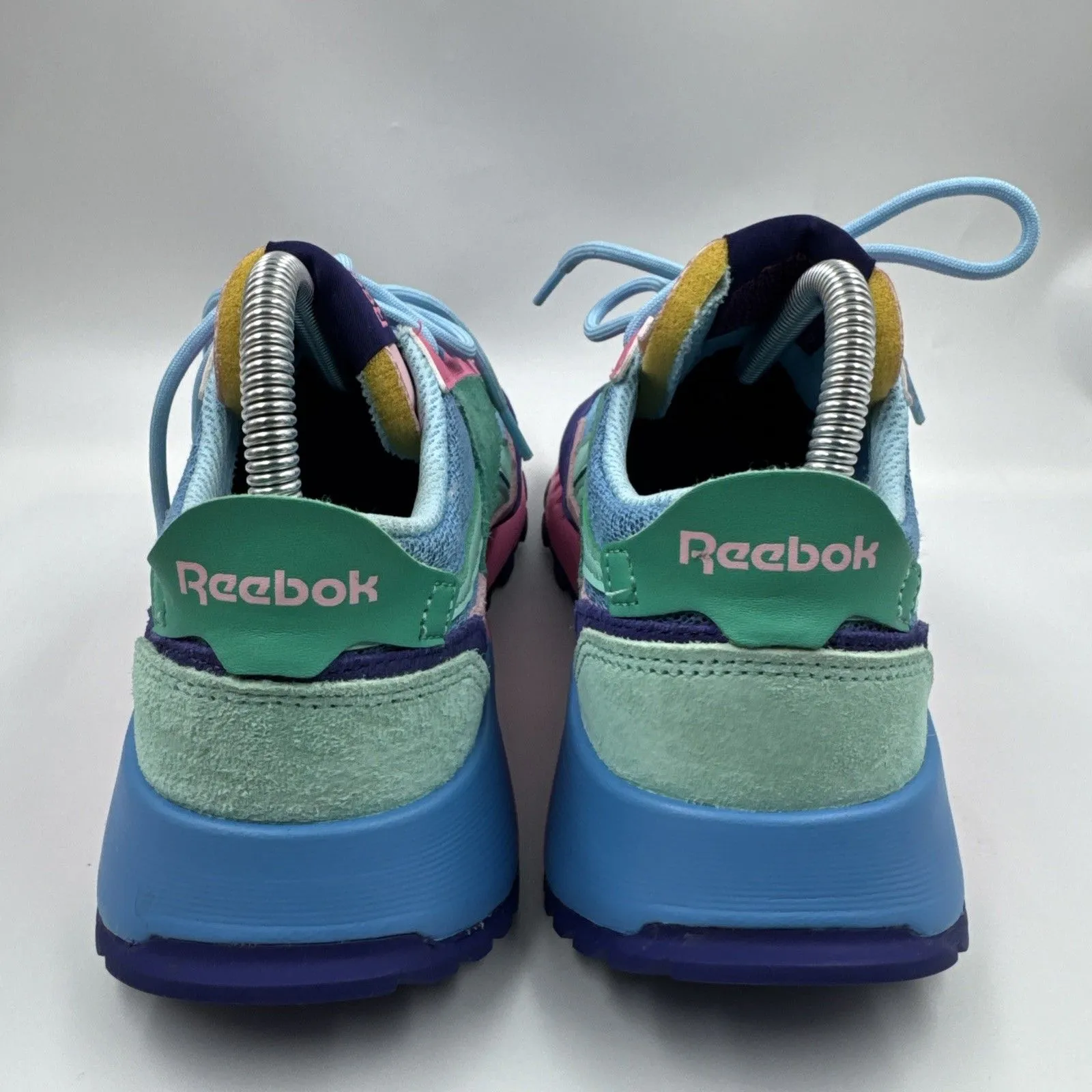 Reebok Classic Leather Legacy Sneakers Women’s Shoes Pink Blue Green Size 6.5 - Image 6