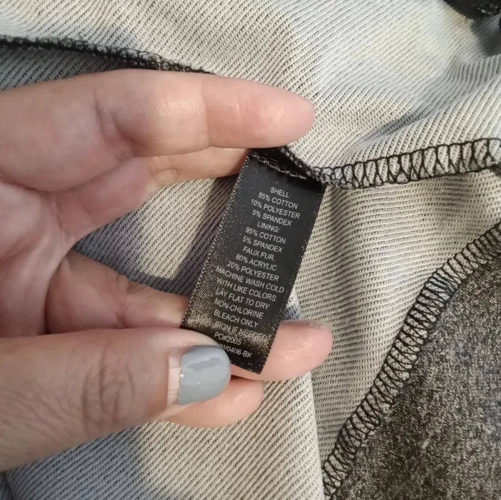 Betabrand knockout travel full zip hoodie jacket faux fur women's large - Image 5