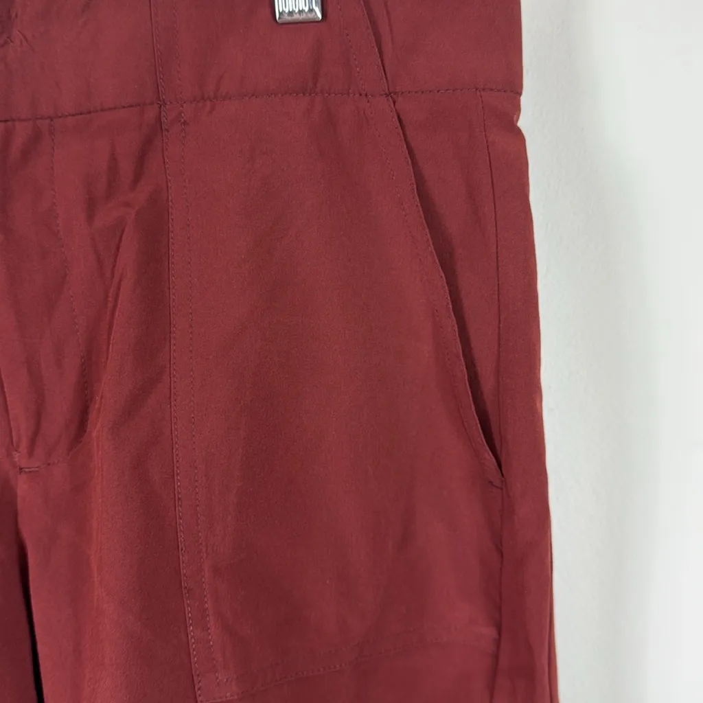 Athleta Tribeca‎ Utility Shorts in Rust Size 6 - Image 4