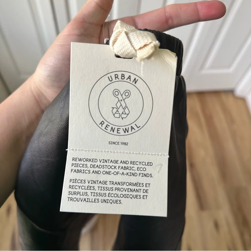 Urban Renewal Leather Mini Skirt - Image 3