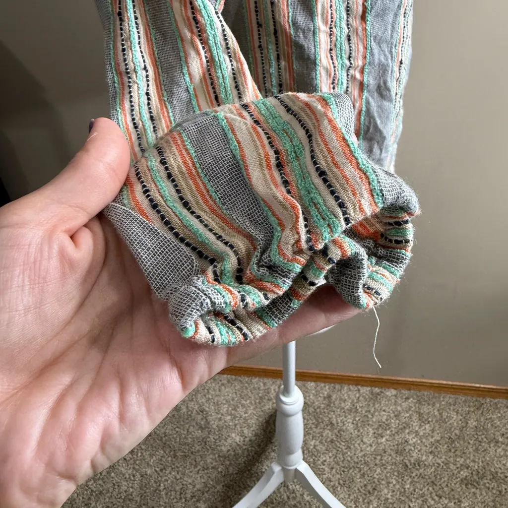 Vintage Charlotte Russe Striped Off-Shoulder Women's Top size medium - Image 5