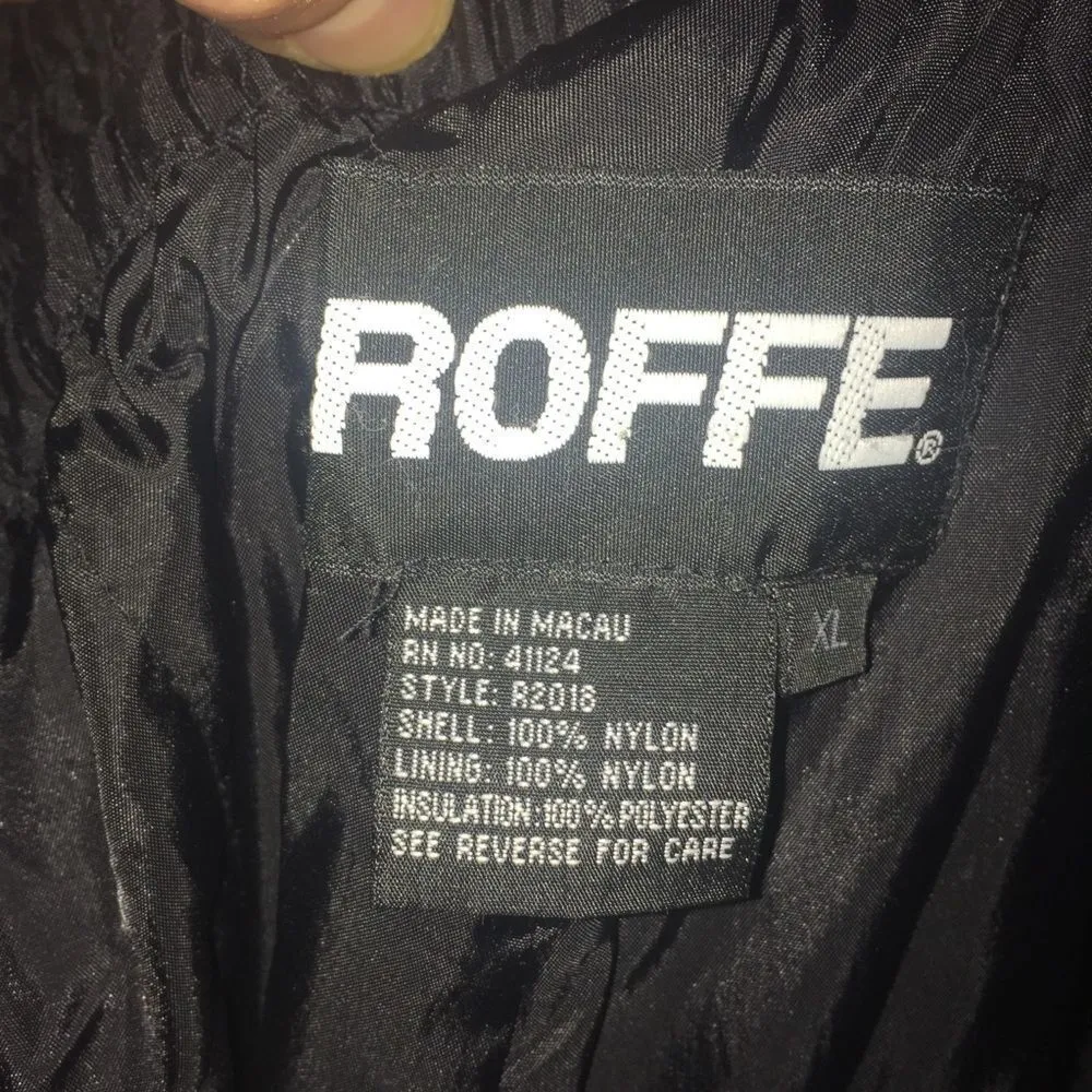 Roffe XL black insulated ski pants Black - Image 2