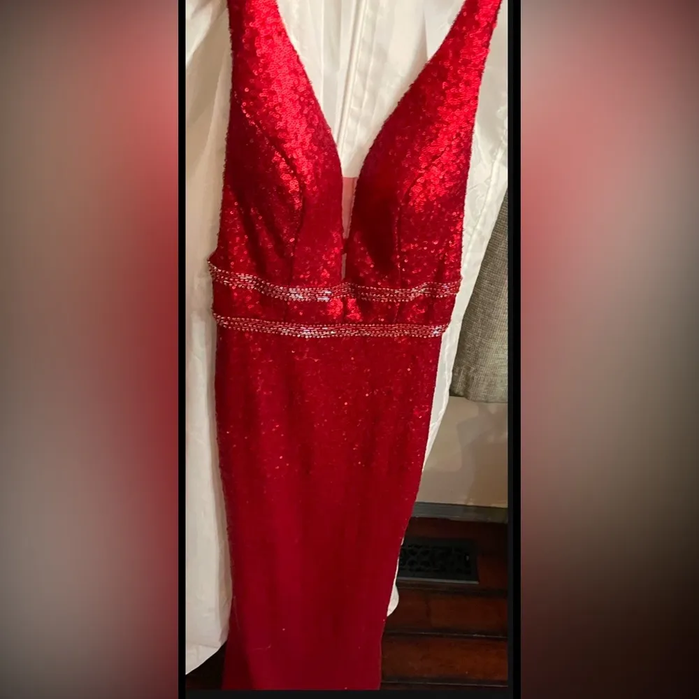 Alyce paris sequin formal maxi dress size 3 - Image 5