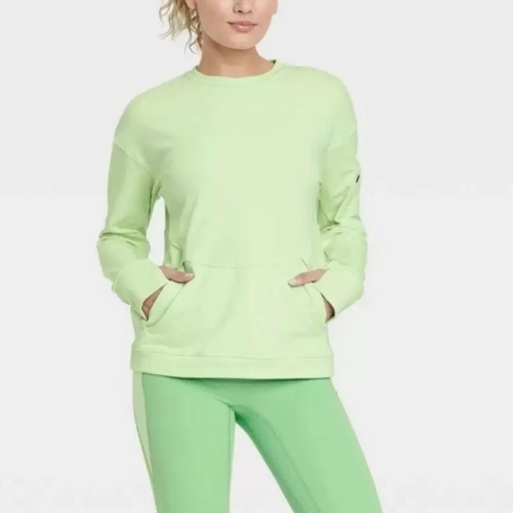 All in Motion French Terry Woven Mix Crew Neck‎ XS NWT - Image 9