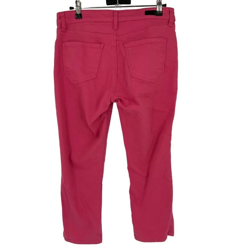 Kut From The Kloth Womens Pink Cropped Jeans Size 6 preppy casual - Image 2