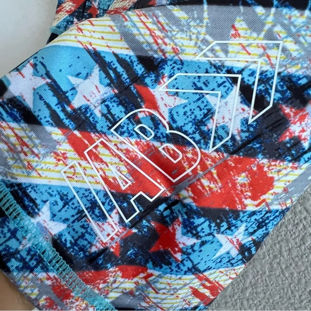 IAB MFG Stars and Stripes Tights Biker Shorts Shorties XS 4 - Image 7