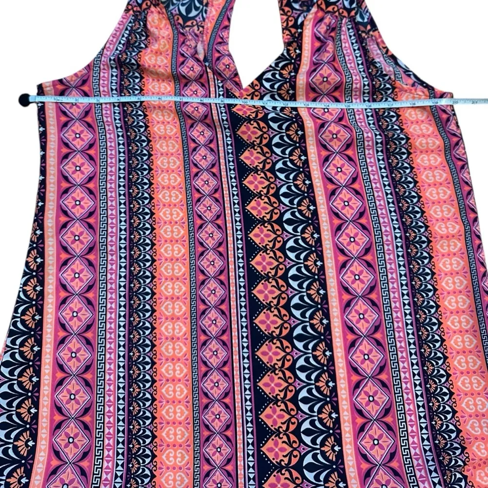 Uncle Frank Sunmer Vibrant Sleeveless Patterned Dress - Image 4