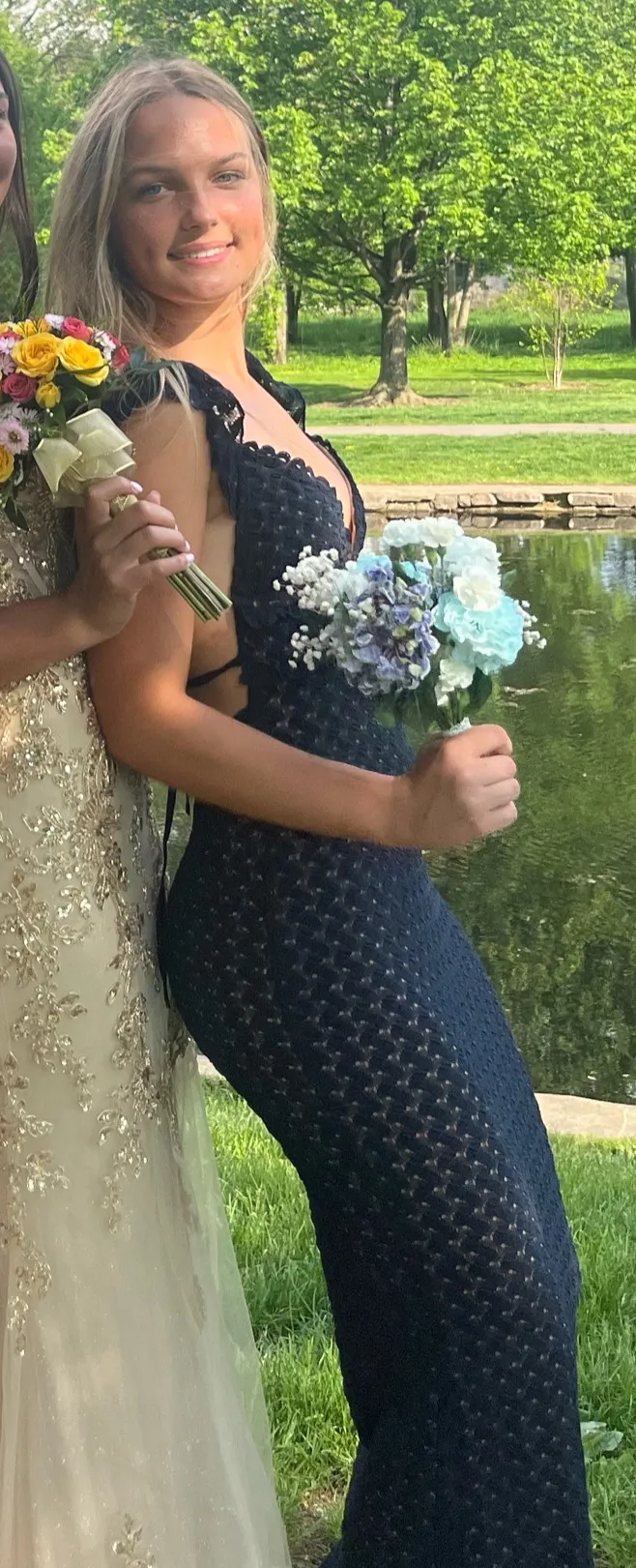 Navy Blue Prom/Formal Dress - Image 3