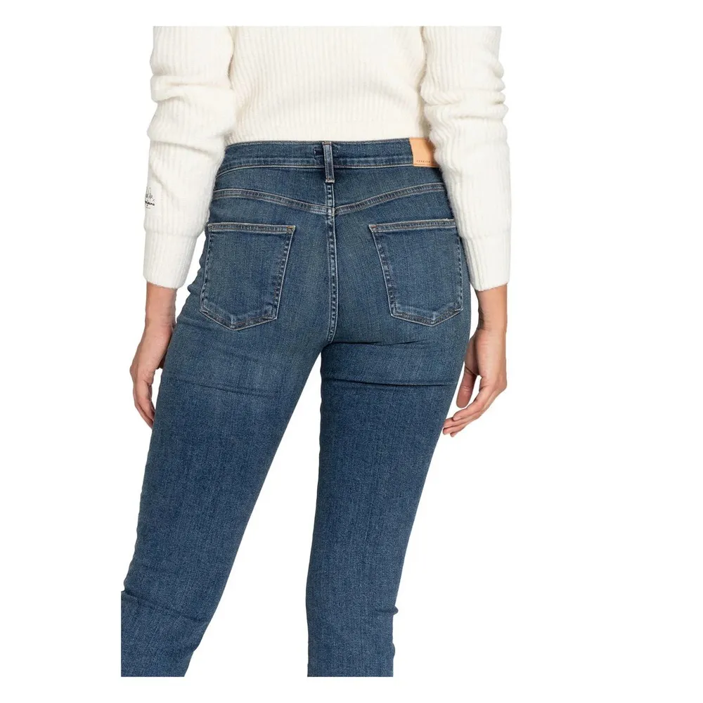 Citizens of Humanity Skyla High Rise Straight Ankle Crop Denim Jeans 28 - Image 4