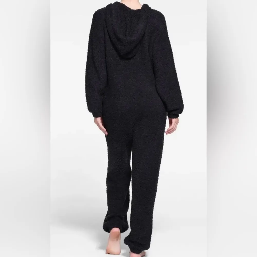 SKIMS black fuzzy onesie - Image 2