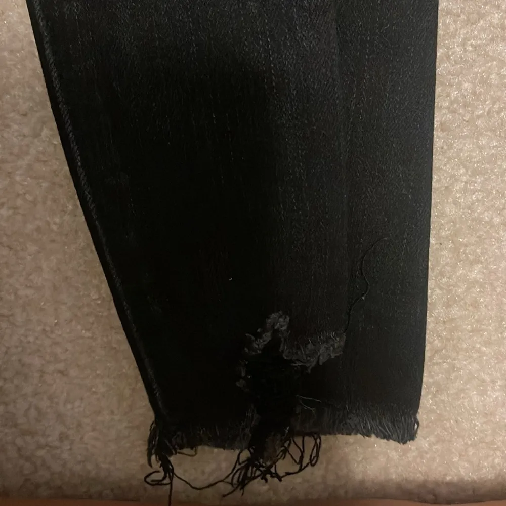 Black skinny jeans with holes - Image 2