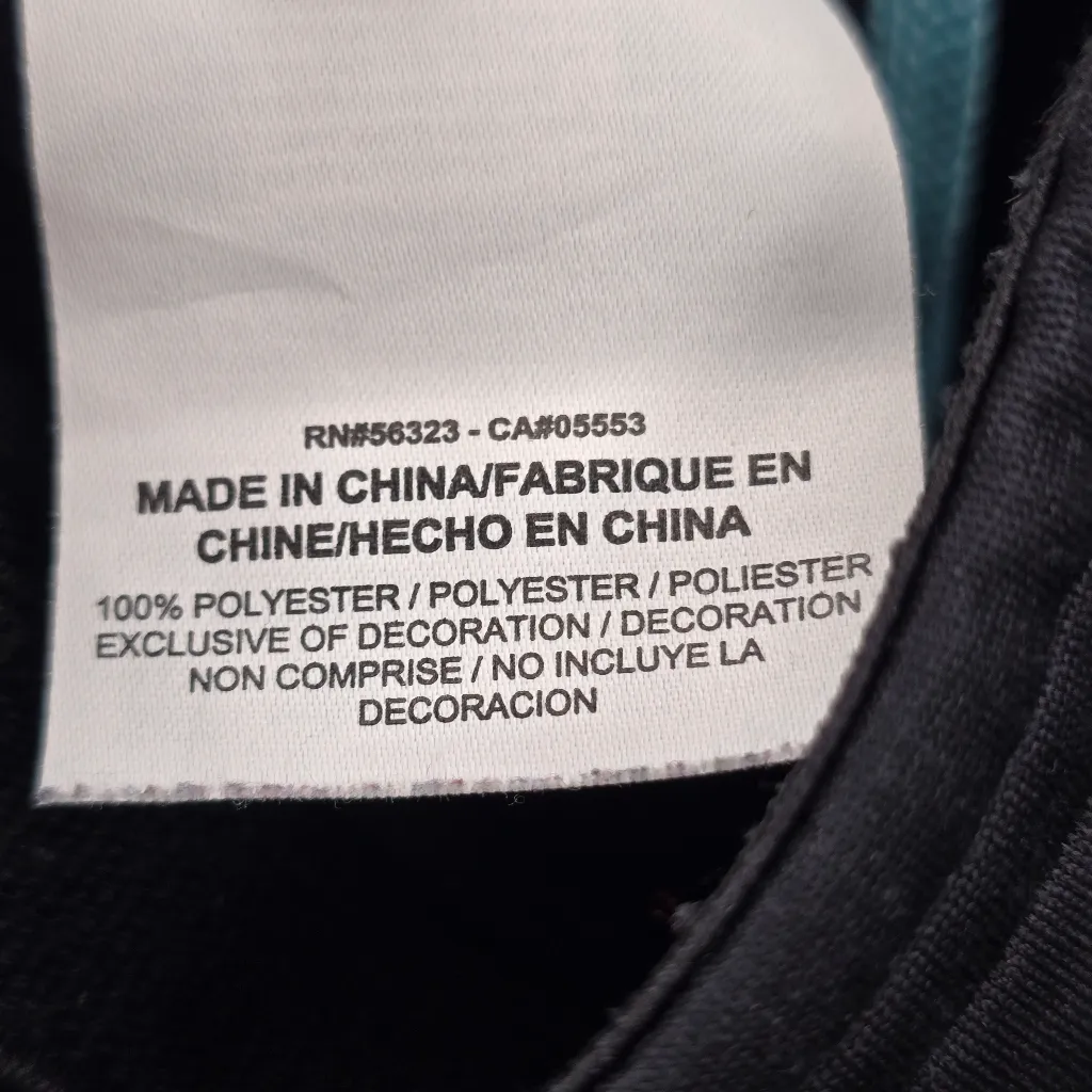 Nike  Black Cropped Capri Pull On Athletic Running Jogger Pants‎ Extra Small XS - Image 6