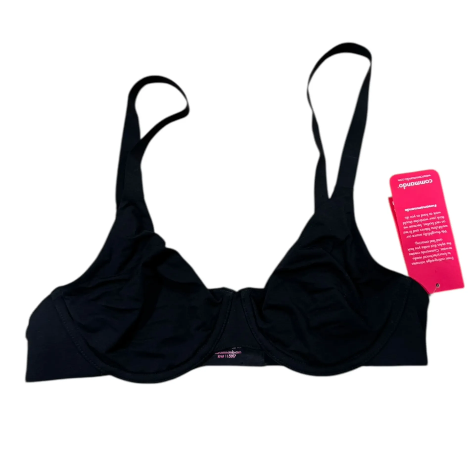 commando Butter Better Than Nothing‎ Bra Black 32D - Image 5