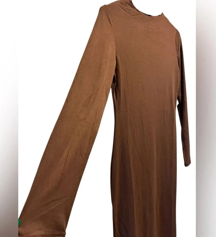 Absolutely It! Bodycon brown maxi dress NWT - Image 2