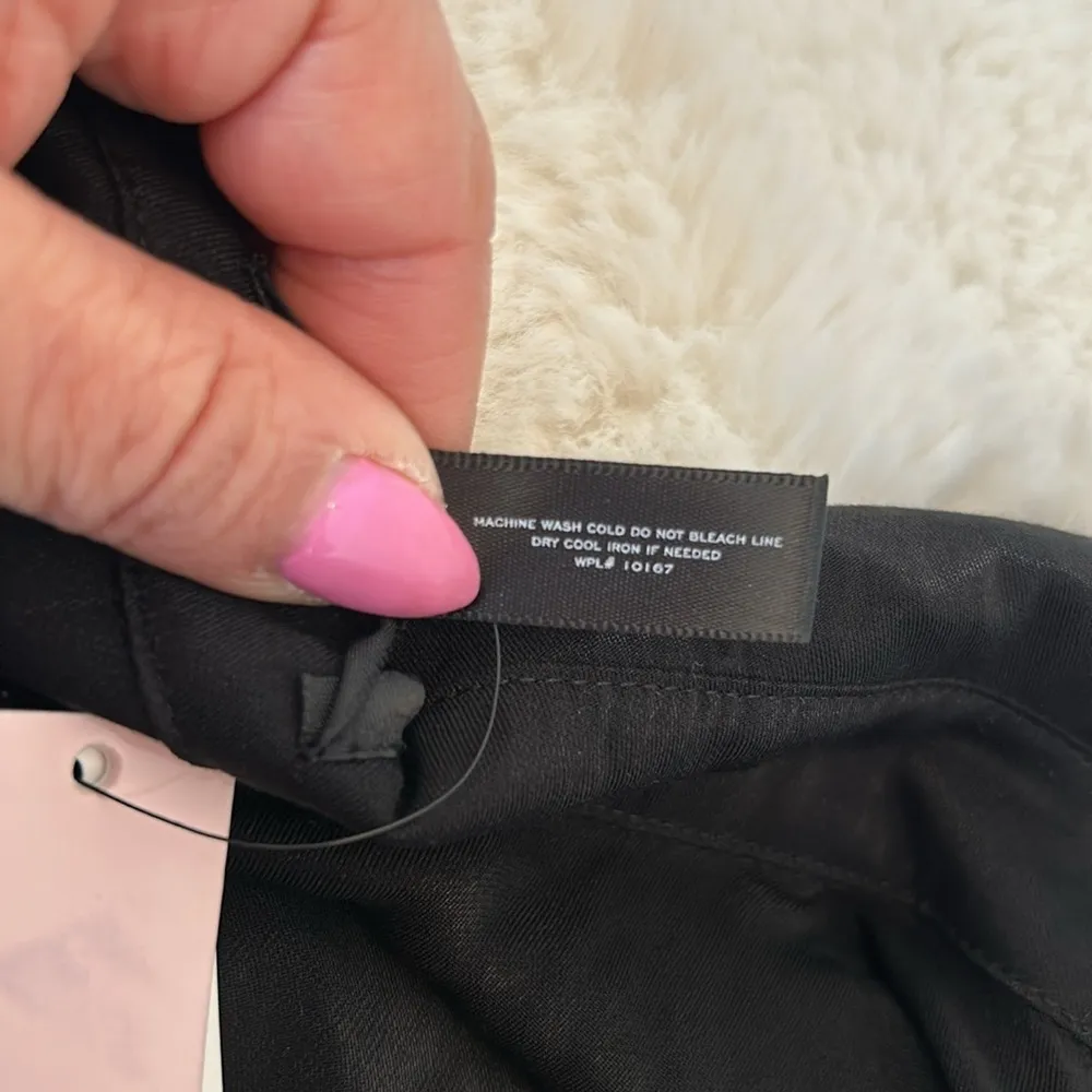 AQUA  for Bloomingdales Black Satin Romper - Image 8