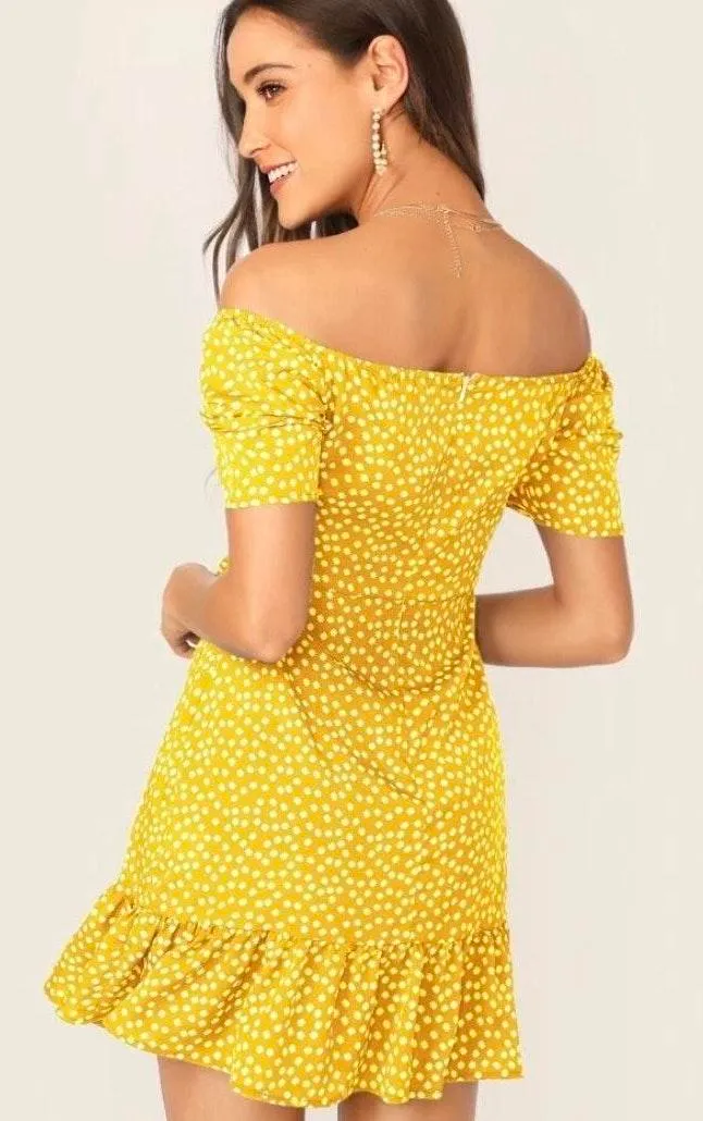 SheIn Yellow Sundress - Image 3