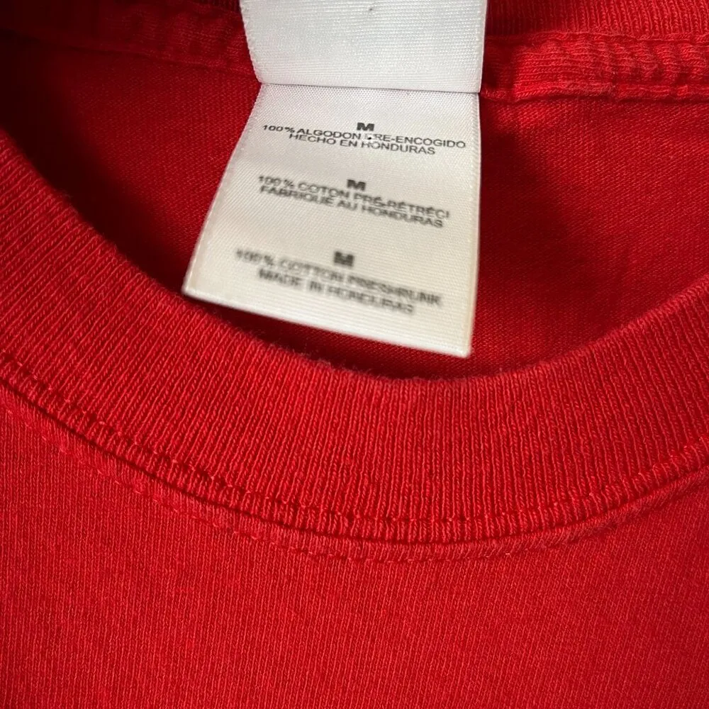 Washington DC T Shirt Vintage Y2K Red Medium M Embroidered Tee - Image 6