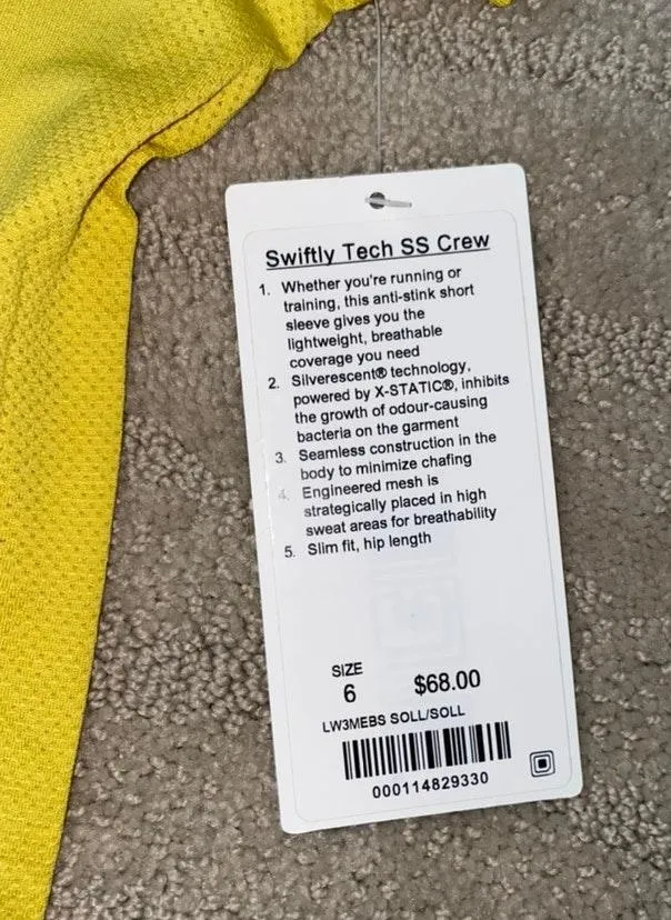 Lululemon Swiftly Tech Crew Short Sleeve - Image 4