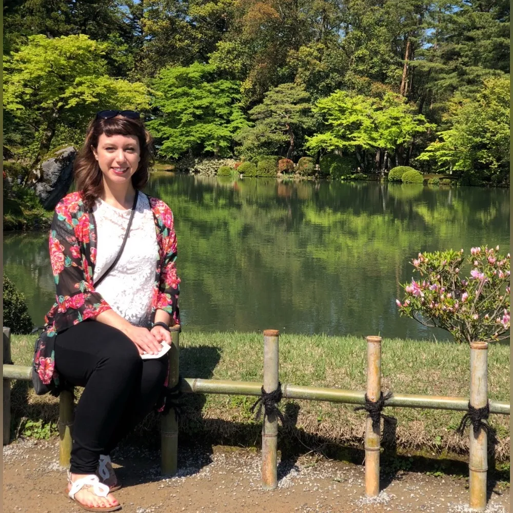 EUC Xhilaration Floral Sheer Kimono Top Size medium - Image 5