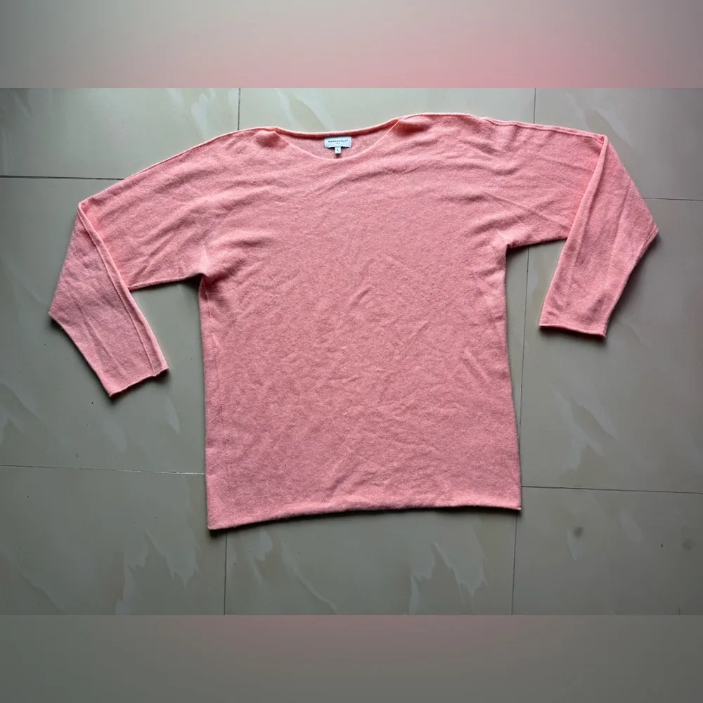 Bianco & Blu Italy Merino Wool Cashmere Blend, nylon viscose laine silk knit L Pink Size L - Image 10