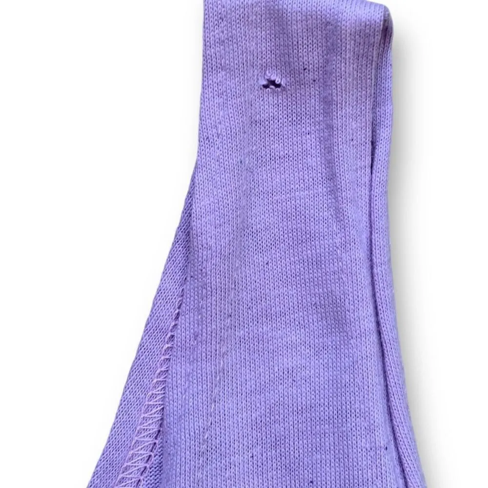 Vintage Spin Art Romper Lilac Oversized Baggy Sleeveless Glitter Paint Splatter Purple Size undefined - Image 4