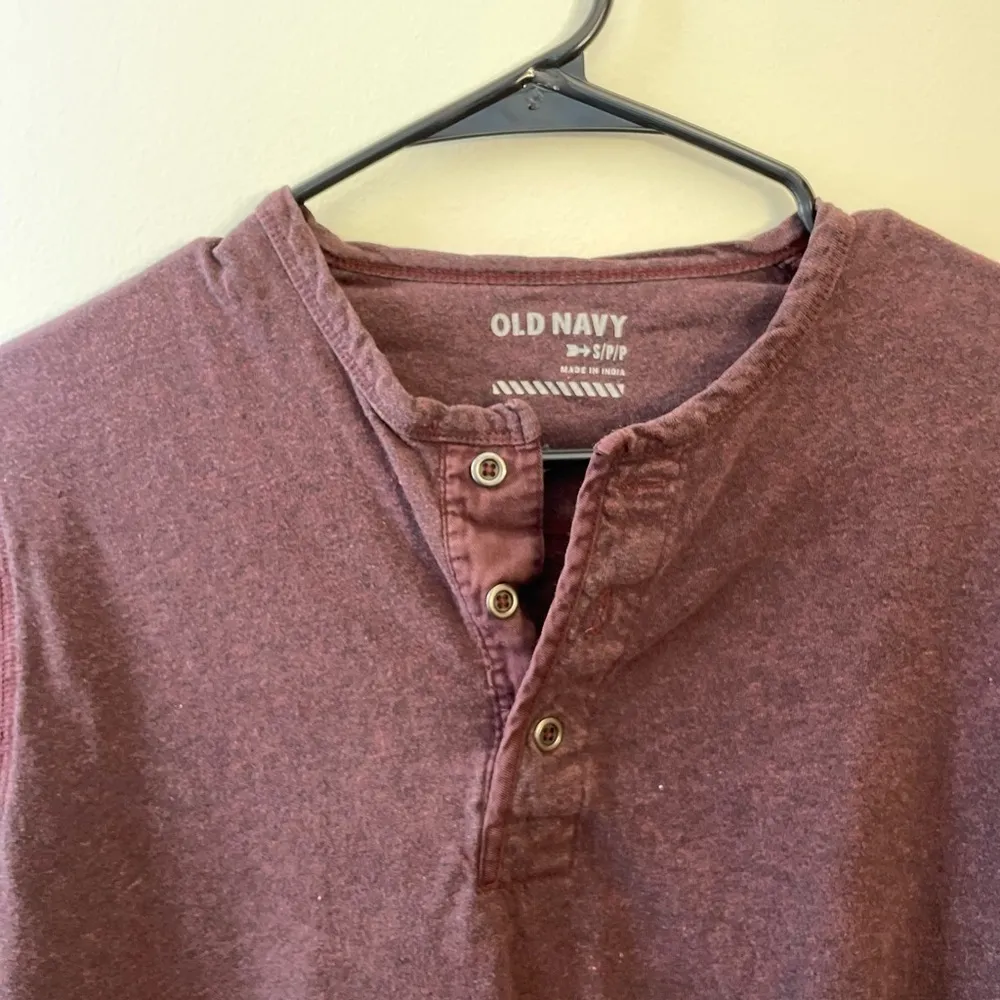 Old Navy Crewneck Top Plum Purple Woman’s Small Versatile Long Sleeve Shirt - Image 2