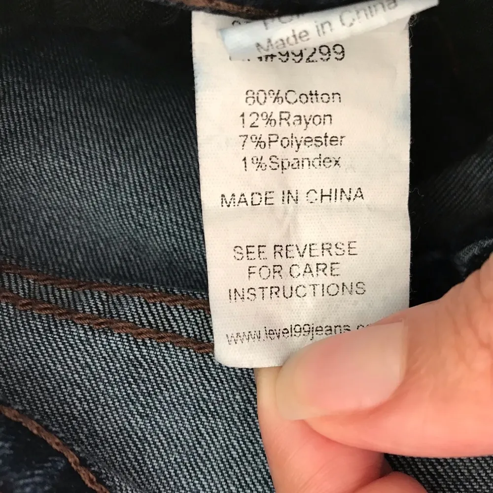 🌴Level 99 Medium Wash Skinny Jeans Size 27 - Image 6