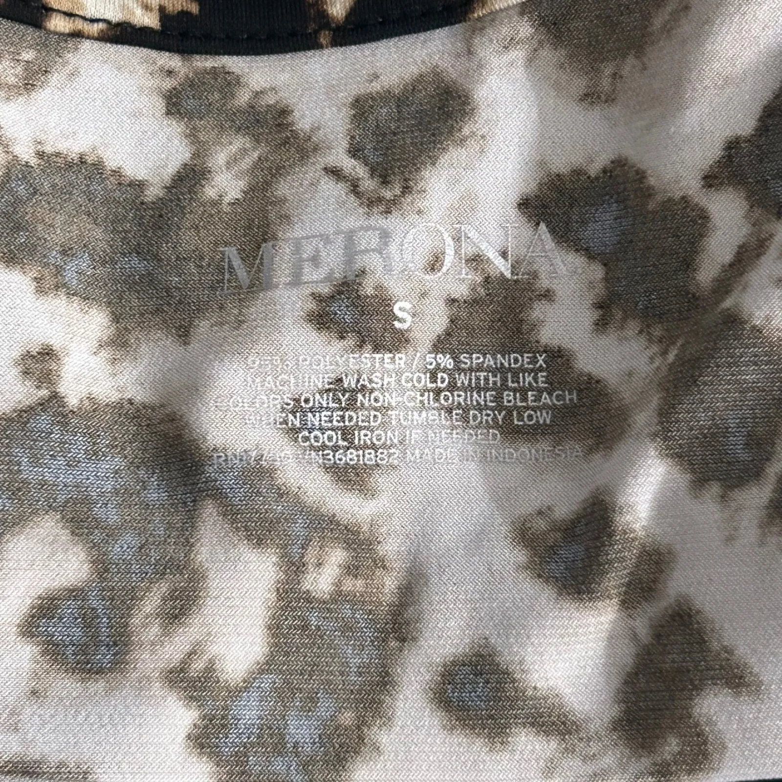 Vtg Y2K Merona Babydoll‎ Leopard Blouse Brown Small - Image 7