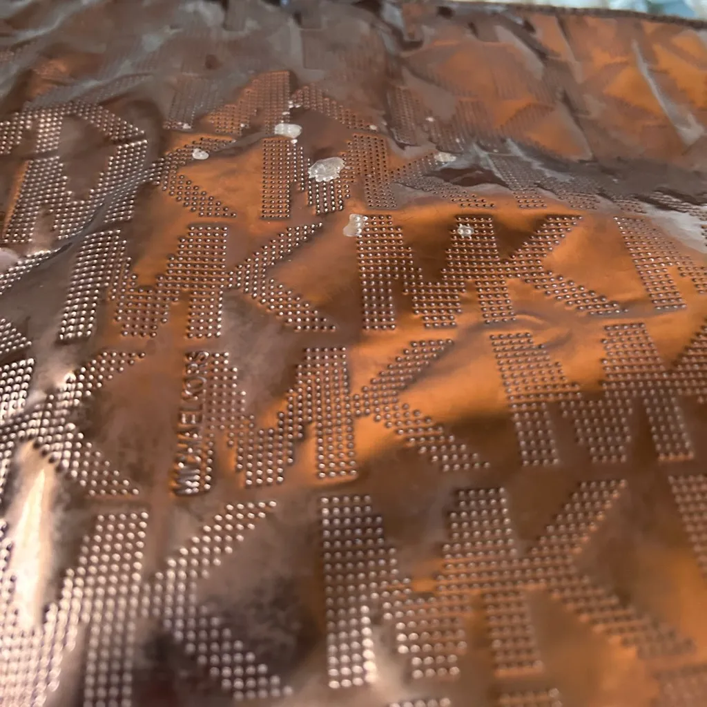 Michael Kors Metallic Gold Bag w/Gold Accents **PROJECT BAG** - Image 5