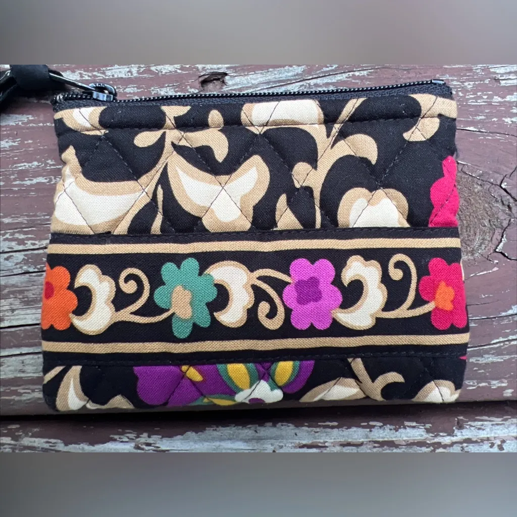 Vera Bradley Women’s 100% Cotton Floral SUZANI Coin Purse/Cosmetic Pouch|USA - Image 4