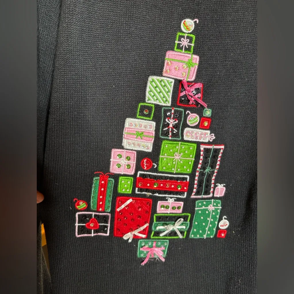 Vintage Tiara International “Christmas Collection” Holiday Sweater Size 2X - Image 7