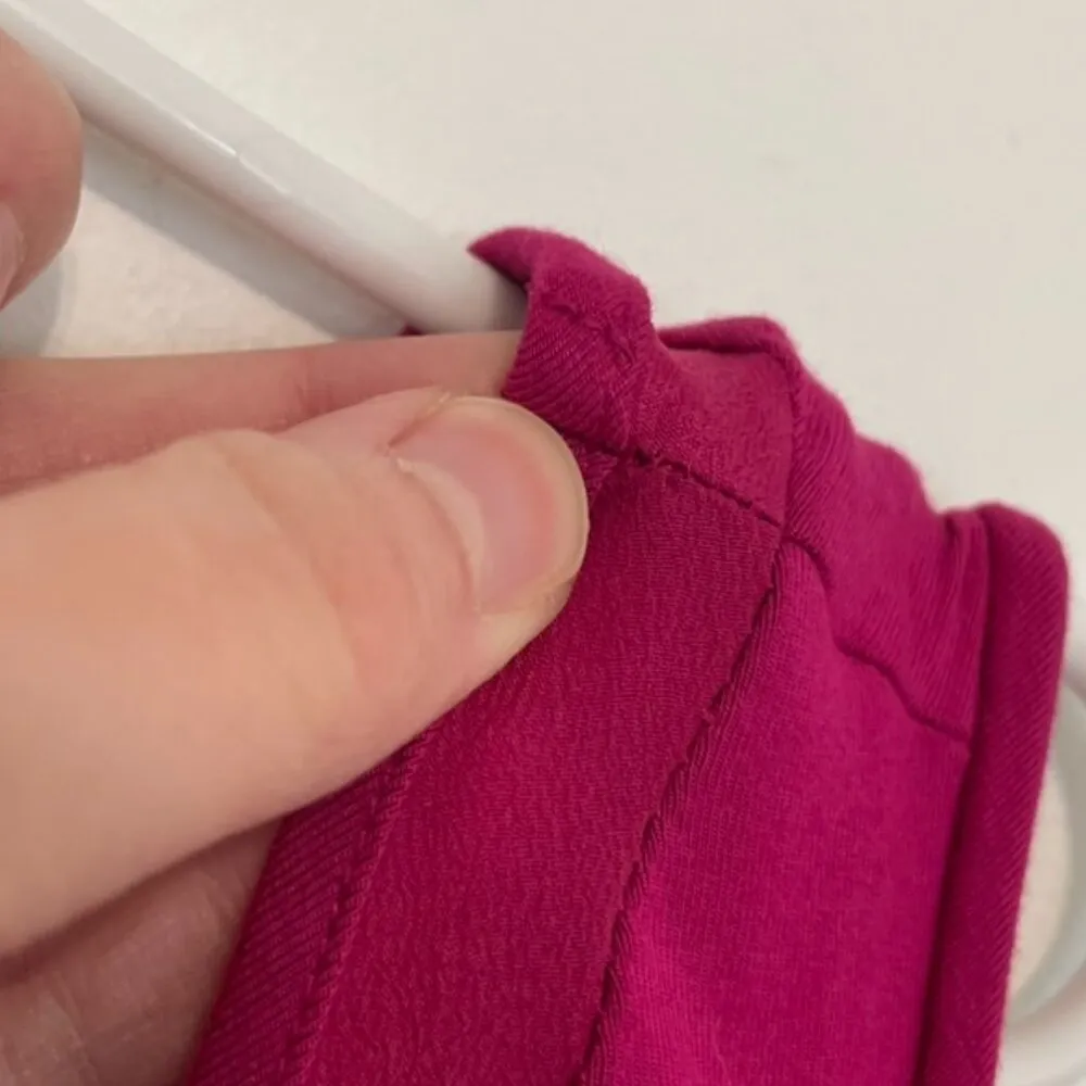 TALBOTS Woman Plus Size Solid Magenta Raspberry Pink Sleeveless Work Tank Blouse - Image 8