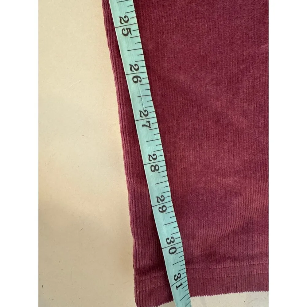 Patagonia Purple Fuschia Grand Pitch Corduroys EUC Sz 28 Pockets Organic Cotton - Image 14