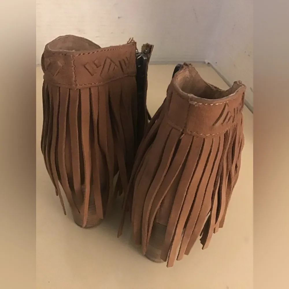 Seychelles women chestnut brown leather world tour boots US 8 - Image 11