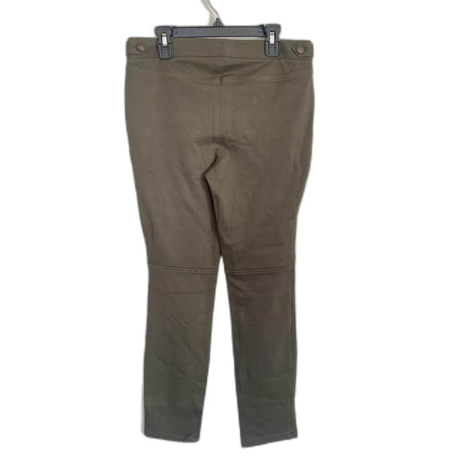 Talbots Lexington Pant Skinny Ankle Olive‎ Green Twee Stretch Size 2P Petites - Image 6