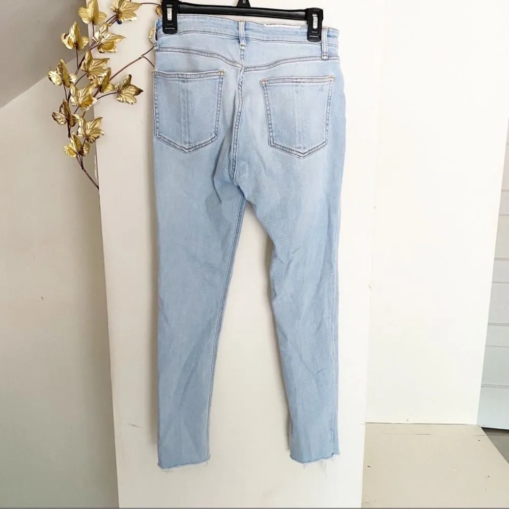 Rag & Bone Nina High Rise Ankle Skinny in Akron Wash Size 28 - Image 5