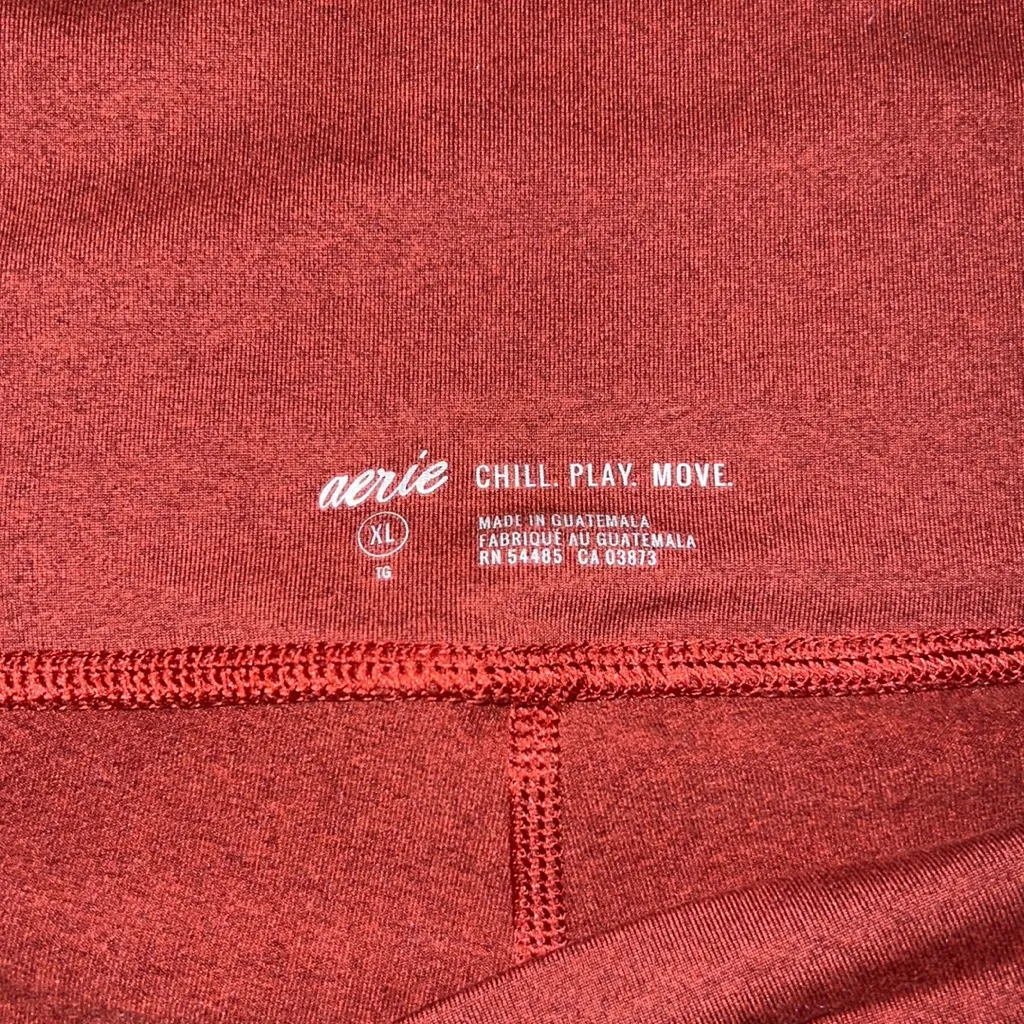 Aerie Red Bike Shorts - Image 4