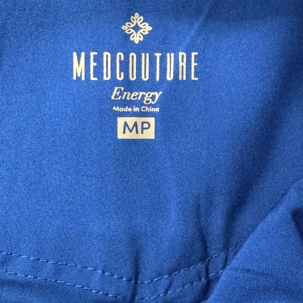 MedCouture Energy Yoga Cargo Royal Blue Pants Women’s Size MP Style 8744P NWT - Image 8