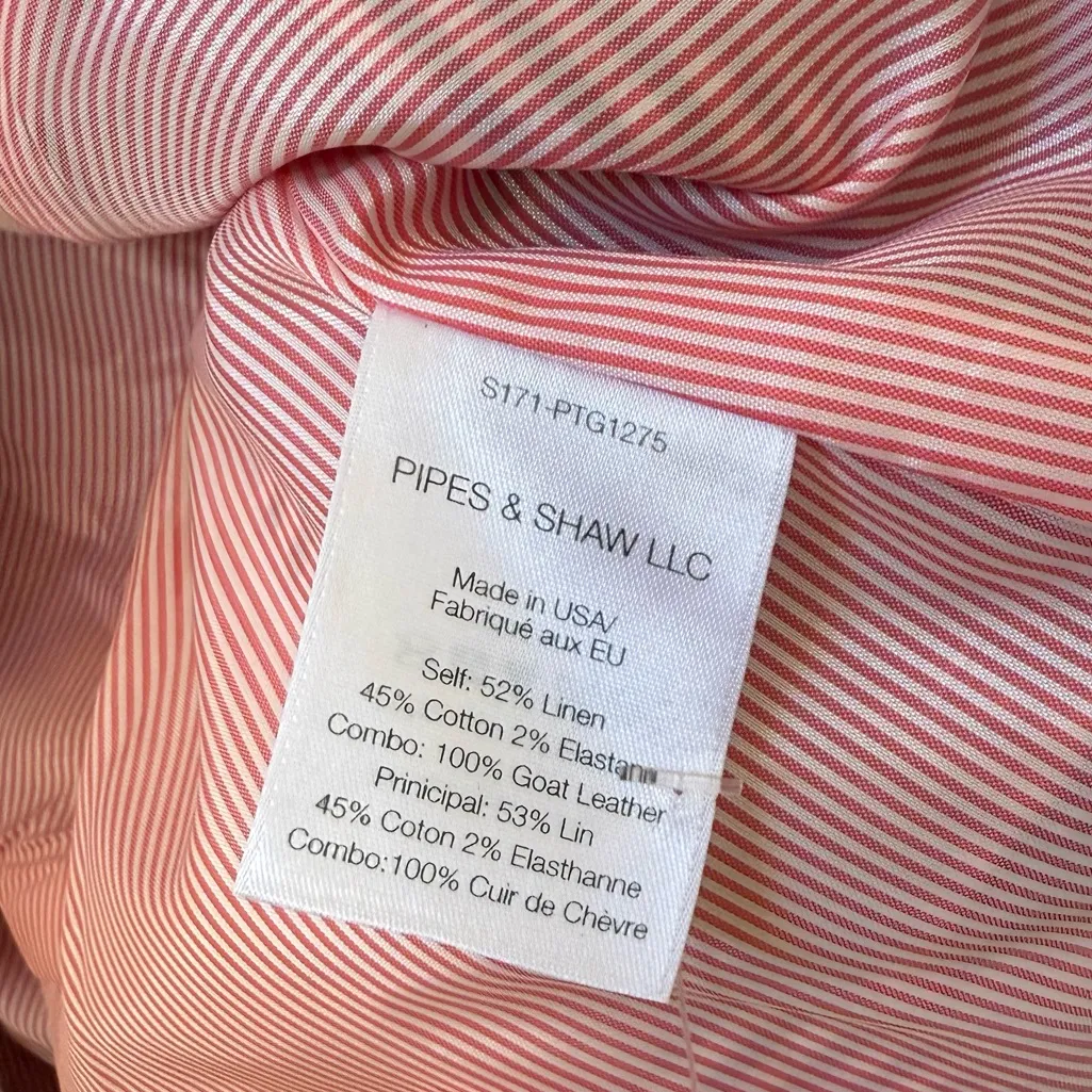 🆕 VERONICA BEARD Crew Glen Plaid Cutaway Dickey Jacket in Red/Cream Sz 4 - Image 10