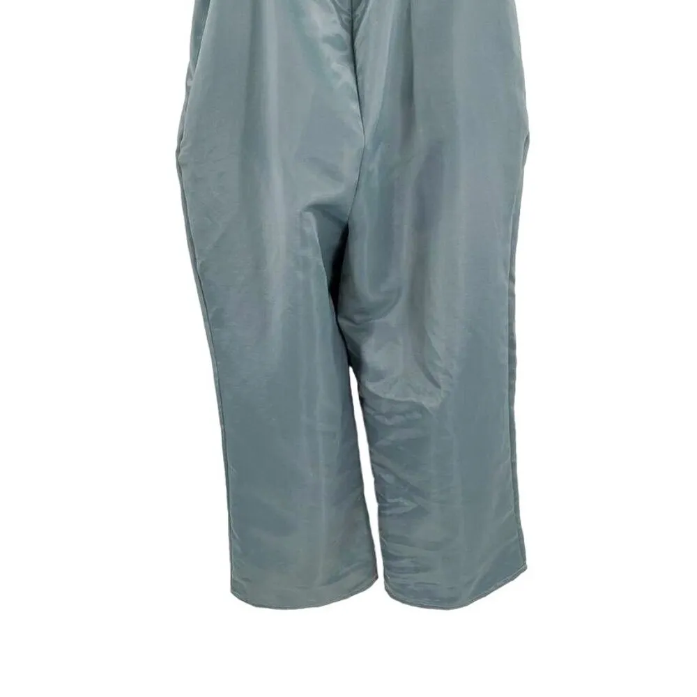 Urban Outfitters Silence + Noise Margo Satin Wide Leg Bow Jumpsuit Overalls - Image 8