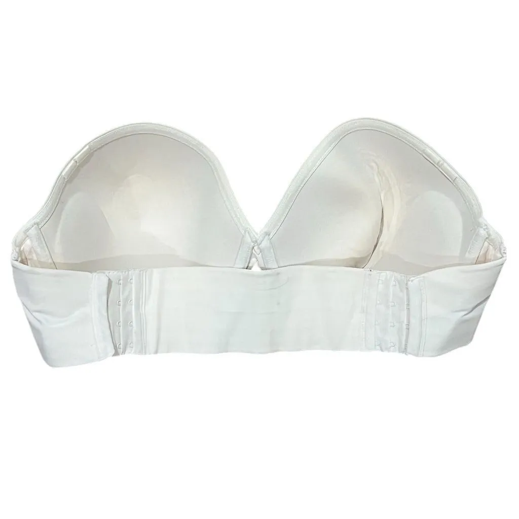 Cacique Women's Strapless Bra 40DDD White Invisible Back Smoother - Image 5