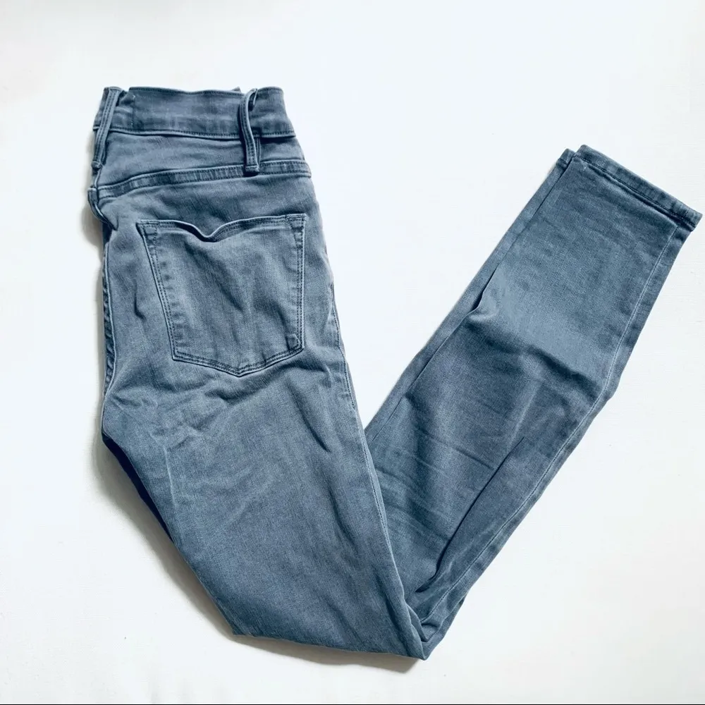 Frame Denim Gray Le High Skinny Jeans Size 24 - Image 8