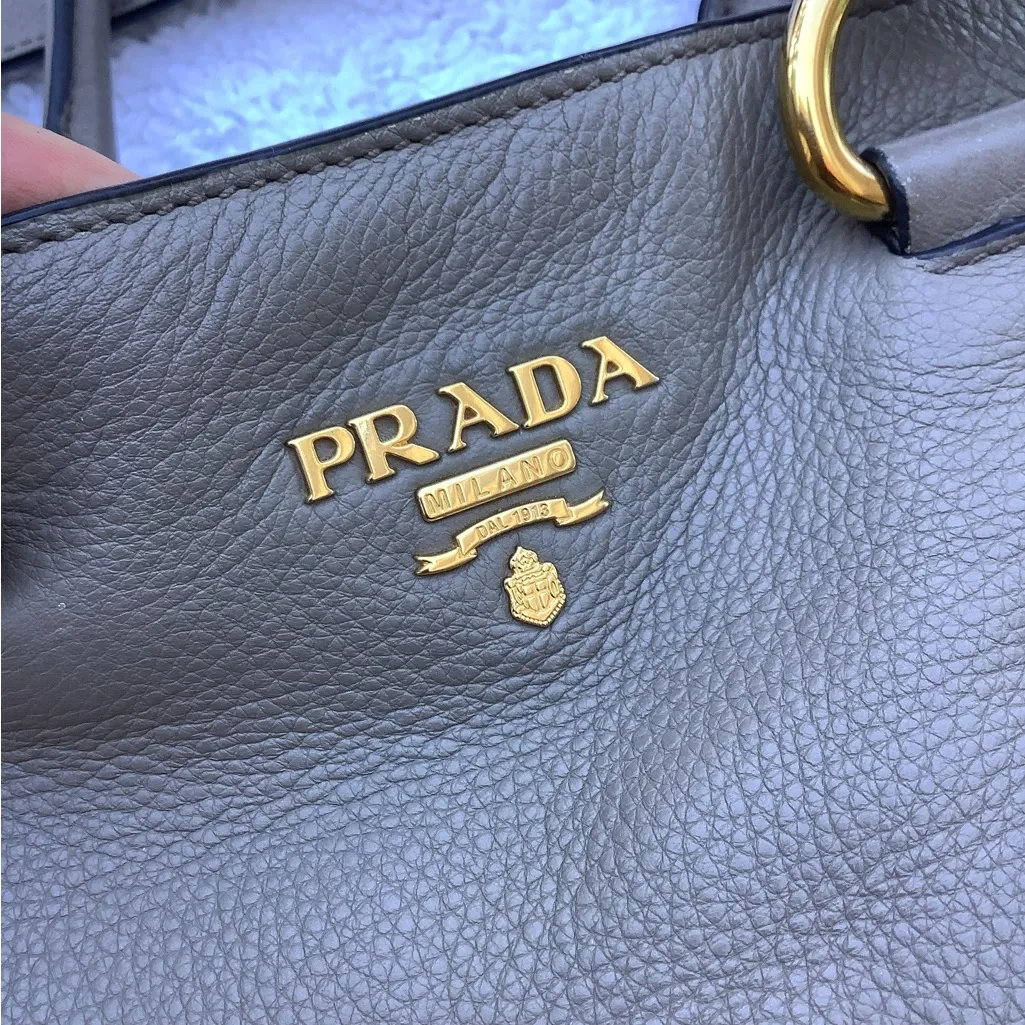 NICE genuine leather PRADA tote bag 💖 - Image 5