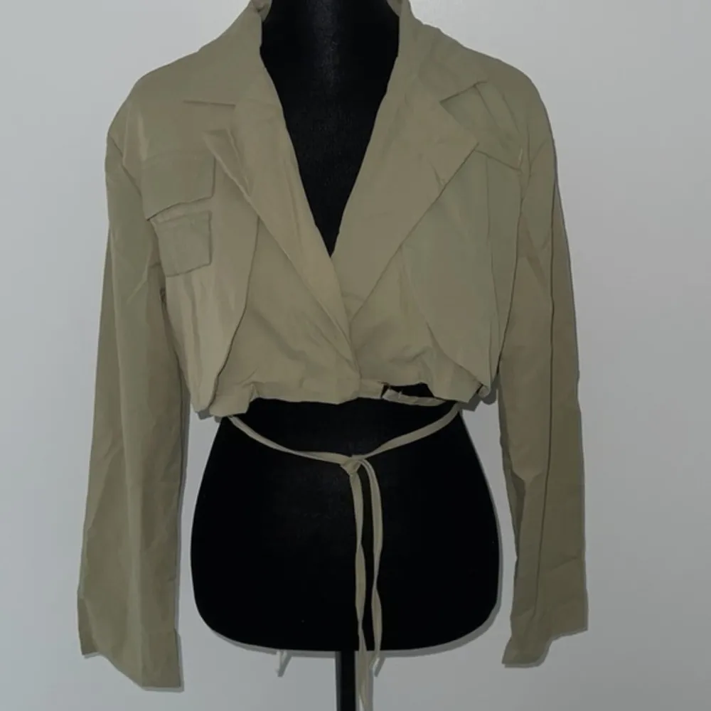Cropped Blazer Green Size L - Image 4