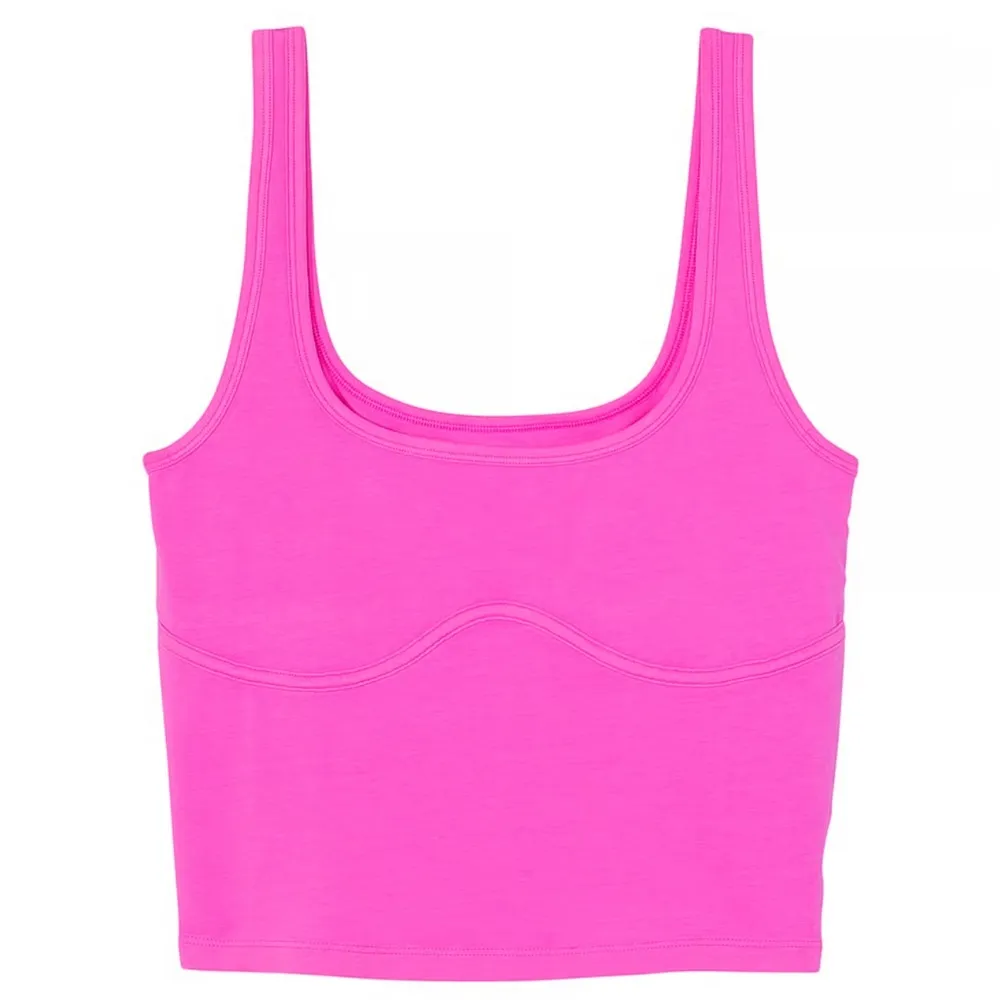 PINK VS COTTON CONTOUR CROP TANK TOP SIZE XL - Like New! 🩷🩷🩷 - Image 2