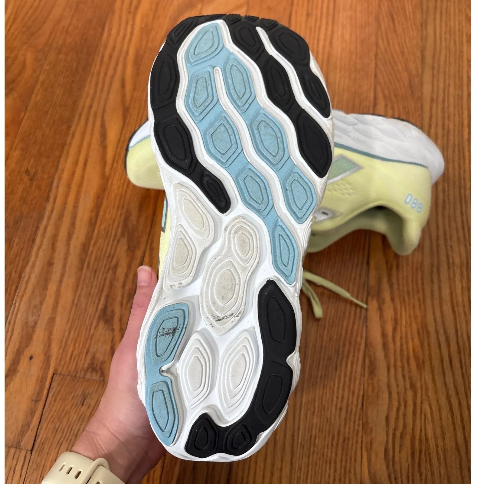 New Balance Fresh Foam X 880 v14 Running Sneaker Shoe Limelight Silver Mens 11.5 - Image 7