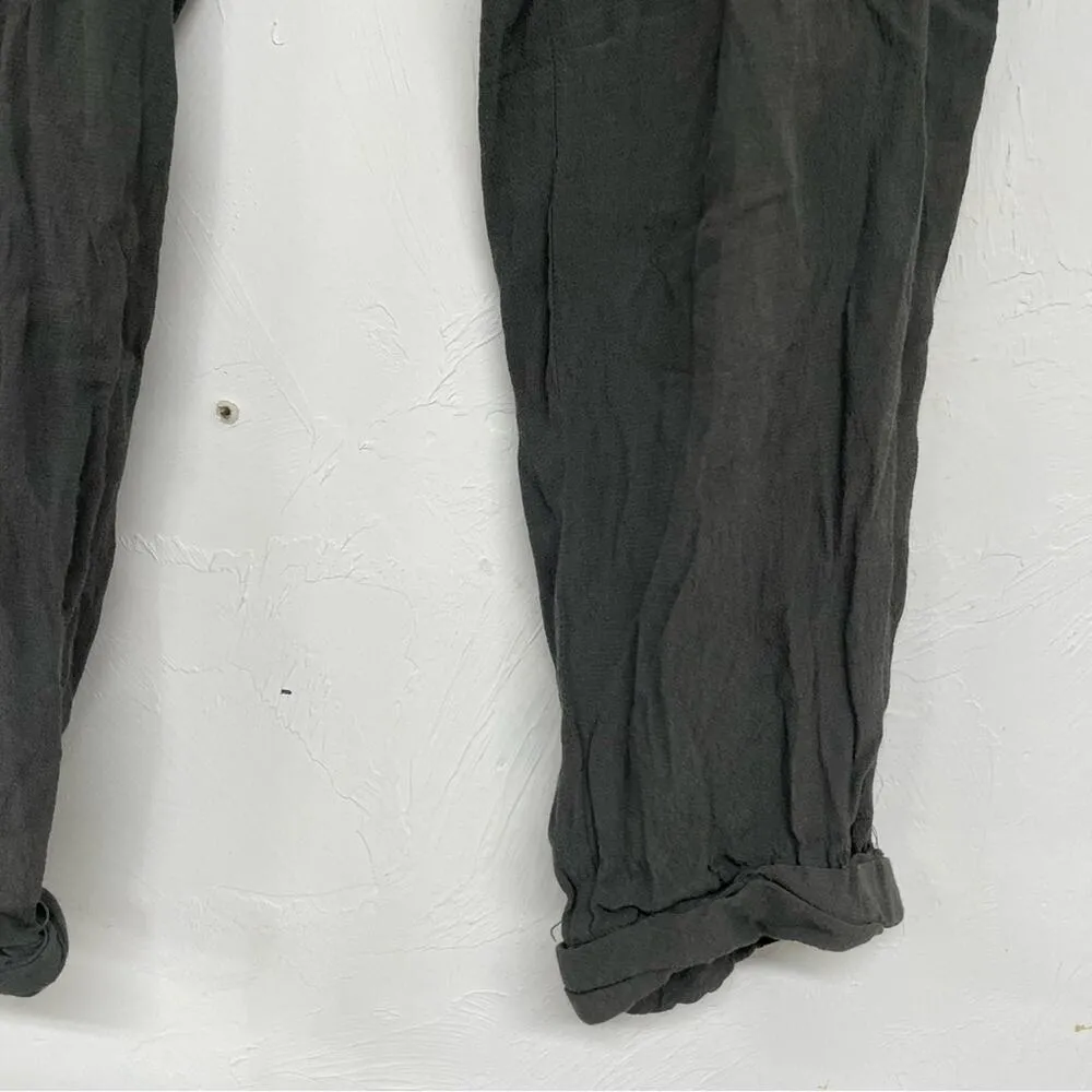 Wilfred Free Aritzia Grey Casual Pull On Jogger Style Pants Womens XS Tie Waist - Image 2